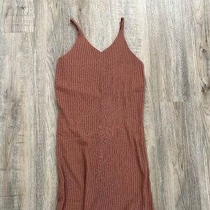 Dust Rose Pink midi dress